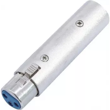 Garso adapteris Omnitronic XLR 3 kontaktų moteriškas į XLR 5 kontaktų vyriškas 30226577