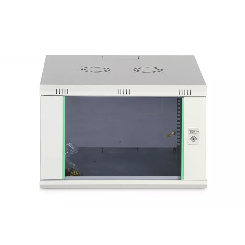 Sieninis spintos stovas DIGITUS Dynamic‑N 7U 19 colių 600x600 mm, nesurinktas, IP20, su rakinamu stiklo durimis