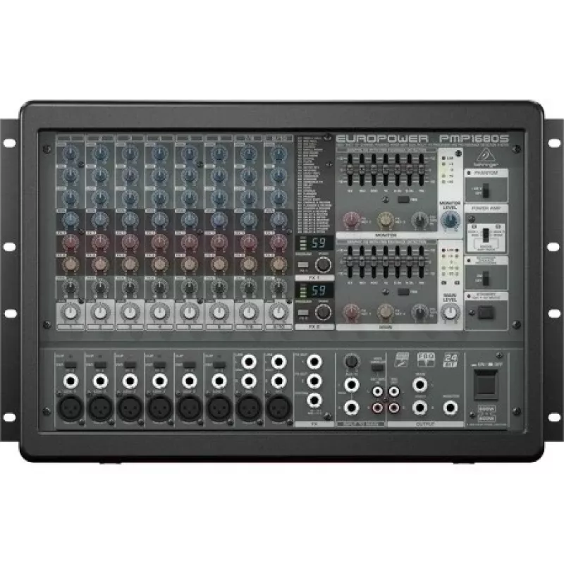 Behringer PMP1680S garso maišytuvas 10 kanalų 10–200000 Hz juodas