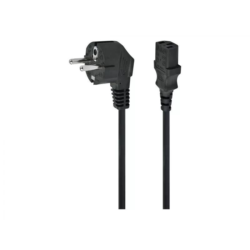Gembird PC-186 maitinimo laidas juodas 1,8 m CEE7/4 C14 jungtis
