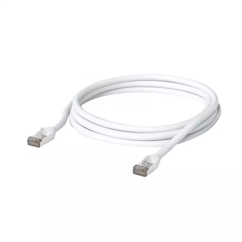 Tinklo laidas Ubiquiti UACC-CABLE-PATCH-OUTDOOR-3M-W RJ-45 Cat5e 3 m Baltas S/UTP TPE