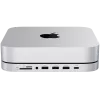 Stovas-Sąsaja Satechi ST-GMMSHS su NVMe SSD korpusu, USB 3.2 Gen 2 Type-C, balta