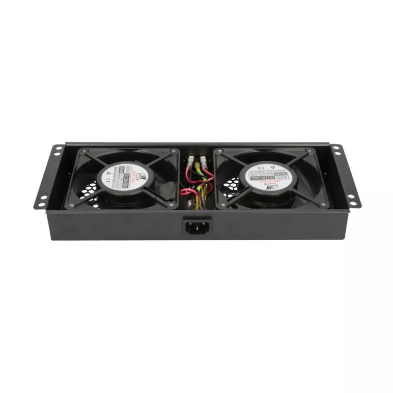 Aušinimo ventiliatorius Extralink 2 FANS ROOF COOLING UNIT 220V AC juodas metalinis
