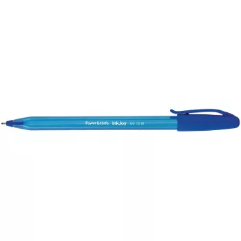 PAPER MATE rašiklis InkJoy 100 su dangteliu 8 vnt. M mėlyna