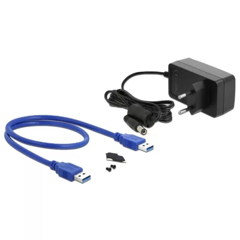 Išorinis HDD korpusas DeLOCK 42612 Juodas 3.5 colio