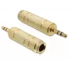 Pridėtinis adapteris DeLOCK 65360 3,5 mm lizdas – 6,35 mm kištukas, auksuoti kontaktai