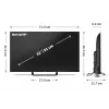 Sharp 32HF3865E 32 colių Smart TV su Google TV