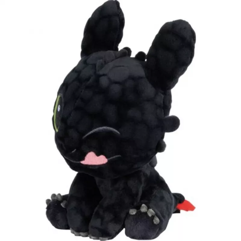 Smulkus žaislas „Dragons: Toothless“ – laimingas, 18 cm