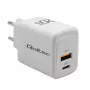 GaN įkroviklis QOLTEC 51823 20W USB maitinimo adapteris, 5V/20V išėjimas