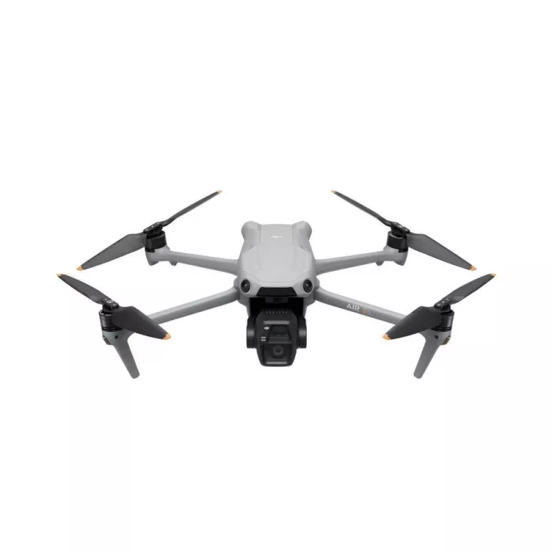 Kvadrakopteris DJI Air 3S – 4 rotorių dronas, 50 MP kamera, 3840×2160 vaizdo įrašas, 27 m/s, 32 000 m nuotolis, 4276 mAh baterija, 42 GB vidinė atmintis, Pilka