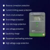 Saulės MPPT įkrovos valdiklis QOLTEC 40A 12V/24V su LCD ekranu