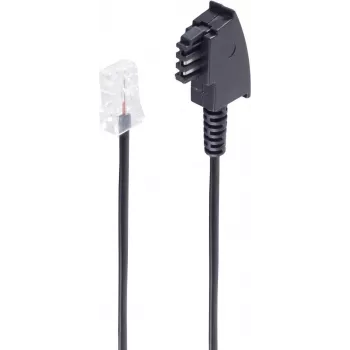Telefono laidas ShiverPeaks BS70002-0.5, 0,5 m, RJ-45 – TAE (F)