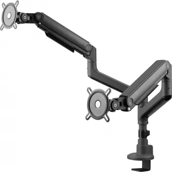Universali sunkiasvorė monitoriaus rankena DM 5210 Dual Heavy Duty, Monitor Mount juoda, skirta 43 - 127 cm (17 - 50 colių) monitoriams