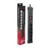 Apsauginis įtampos filtras Hawk HWPS503BK 3 m ilgio prailgintuvas su 3 m laidu