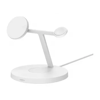 Belaidė įkrovimo stotelė Belkin BoostCharge Pro 3 viename, balta