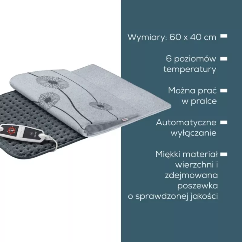 Šildanti pagalvė BEURER HK125 XXL Cosy Grey