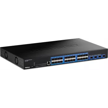 TRENDnet 28 prievadų 2 sluoksnio valdomas SFP jungiklis su 10G SFP+