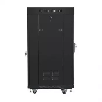 Rack spinta 19 colių 22U 600x600 mm juoda LANBERG FF01-6622-12BL