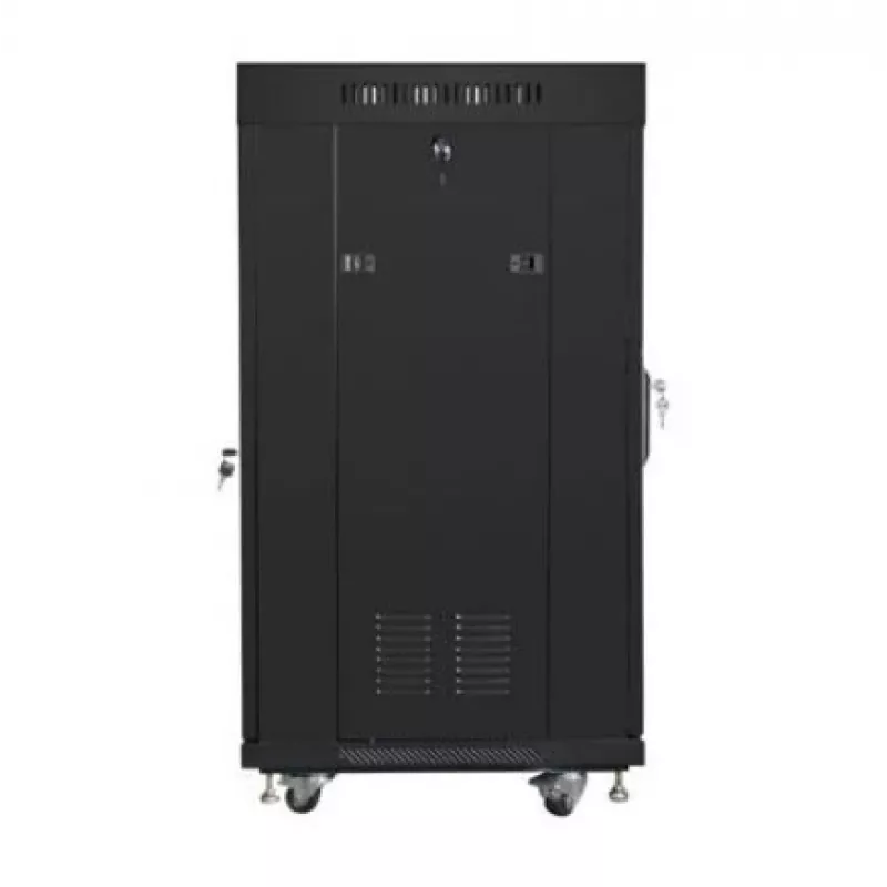 Rack spinta 19 colių 22U 600x600 mm juoda LANBERG FF01-6622-12BL