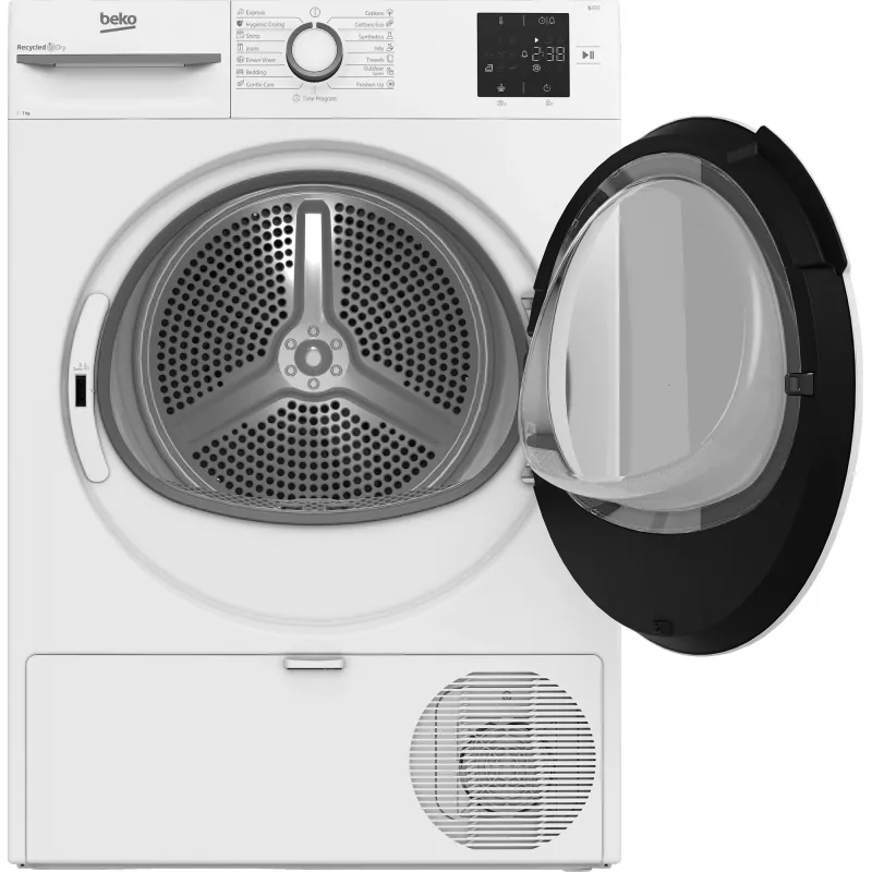 BEKO Džiovyklė BM3T372E0W, 7 kg, Energijos klasė E, Gylis 54,5 cm