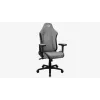 Žaidimų kėdė Aerocool Crown AeroSuede Universal Padded seat Stone Grey