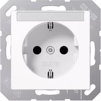 Kištukinis lizdas Type F Jung A 1520 BFNA WW, 16 A 250 V, baltas, termoplastikas