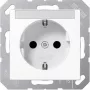 Kištukinis lizdas Type F Jung A 1520 BFNA WW, 16 A 250 V, baltas, termoplastikas