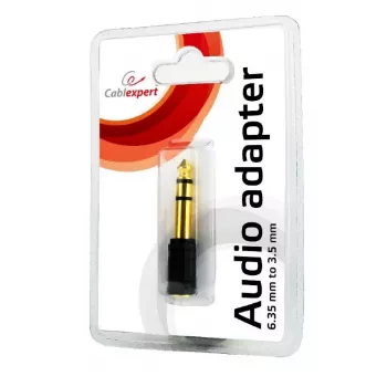 Cablexpert stereo garso adapterio kištukas 6,35 mm (M) į 3,5 mm (F)