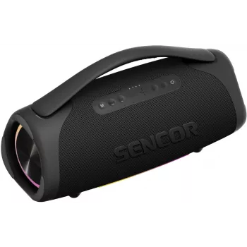 Nešiojamas garsiakalbis SENCOR RESONEXMAXI, 100 W, IPX7 atsparus vandeniui, 10 000 mAh baterija, Bluetooth 5.3, USB-C įkrovimas