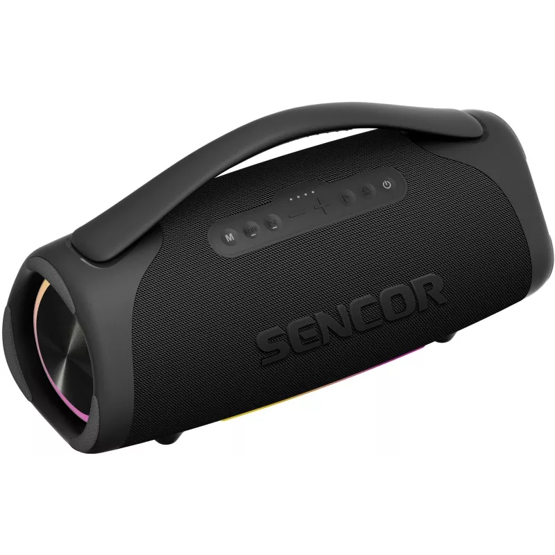 Nešiojamas garsiakalbis SENCOR RESONEXMAXI, 100 W, IPX7 atsparus vandeniui, 10 000 mAh baterija, Bluetooth 5.3, USB-C įkrovimas
