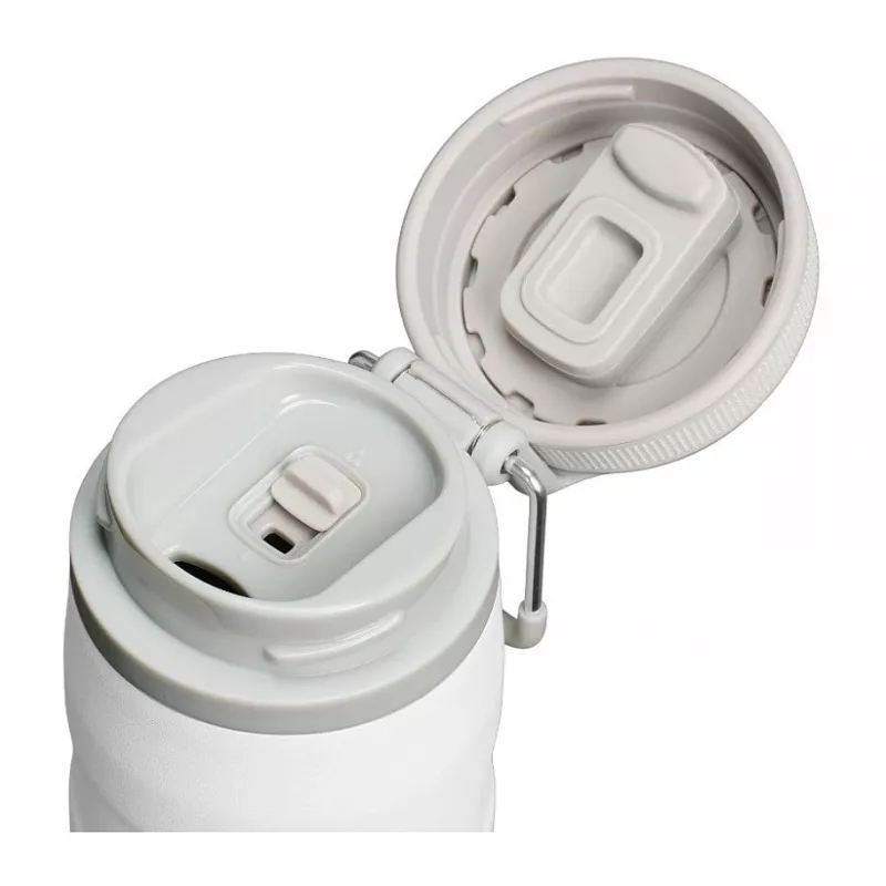 Termosas STANLEY Iceflow Daily usage 470 ml, nerūdijantis plienas, atverčiamas dangtelis, baltas