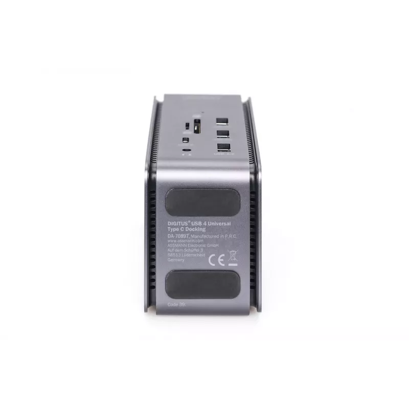 USB4 Dockinė stotelė Digitus DA-70897 8K USB Type-C 100W Power Delivery