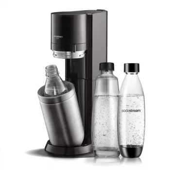 Sodos aparatas SodaStream DUO juodas su nerūdijančio plieno akcentais