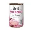Šlapias šunų ėdalas Brit Paté & Meat Puppy Chicken 400 g – paštetas šuniukams, be grūdų