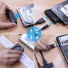 Sąsajos plokštė Unitek Y-1039, su USB laidu, 5 Gbit/s, juoda, plug-and-play