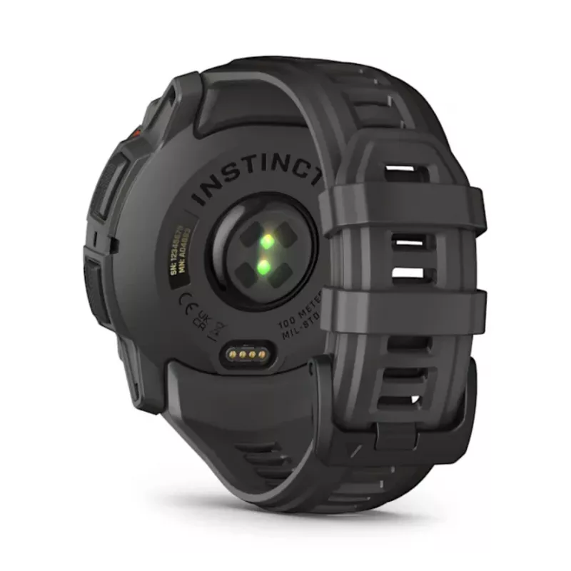 Garmin Instinct 3 Solar GPS išmanusis laikrodis 1.3 colio MIP 176x176 lietimui jautrus ekranas juodas