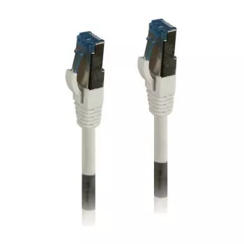 Pataisos laidas RJ45 CAT6A 500MHz 0,15m baltas S-STP (S/FTP) TPE/LSZH (Superflex) AWG26 Syner