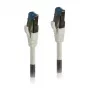 Pataisos laidas RJ45 CAT6A 500MHz 0,15m baltas S-STP (S/FTP) TPE/LSZH (Superflex) AWG26 Syner