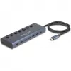 DeLOCK 63410 USB 3.2 Gen 1 Type-C 7 prievadų USB-C šakotuvas, mėlynas, 5000 Mbit/s