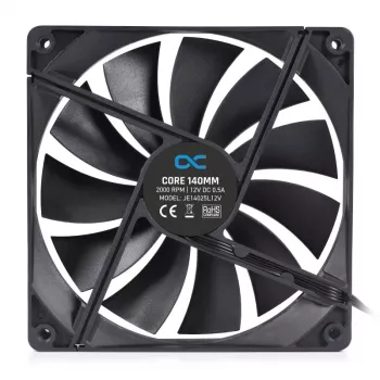 Ventiliatorius Alphacool Core 140mm 24853 14 cm Juodas 2000 RPM Hidraulinis
