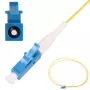 Extralink LC/UPC Pigtail, vienmodis G.652D, 900 µm PVC, 1 m, FTTH, geltonas