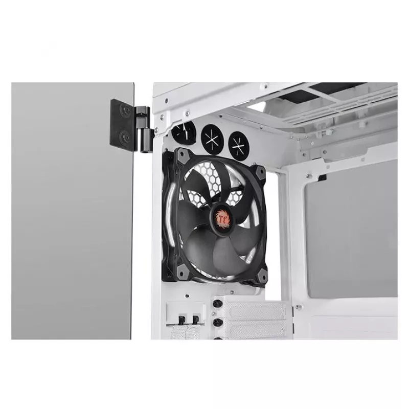 Case View 71 Riing grūdinto stiklo E-ATX pilnas bokštas - Snow Edition