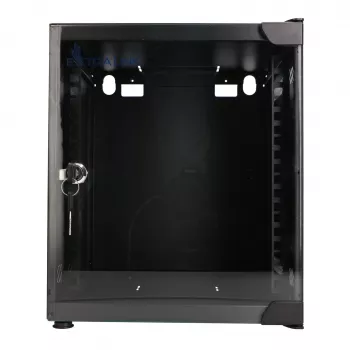 EXTRALINK LITE 6U 10 inch 280X310 sieninis stovo spintos korpusas juodas