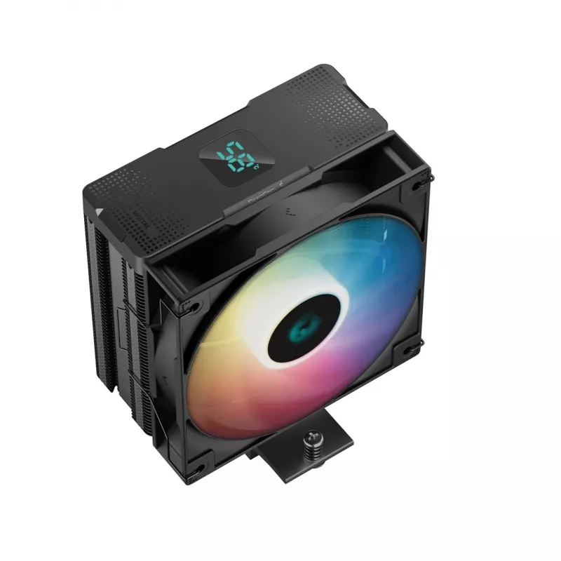 DeepCool AG400 Digital BK ARGB procesoriaus aušintuvas 12 cm juodas 1 vnt.