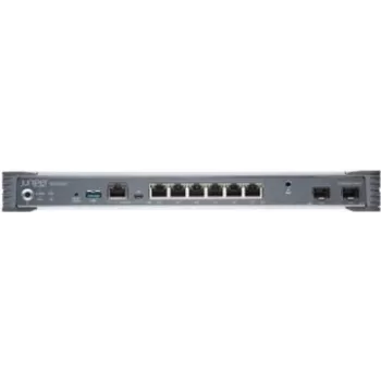 JUNIPER NETWORKS SRX300 paslaugų šliuzas su aparatine įranga (8GE - 4G RAM - 8G Flash - maitinimo adapteris ir kabelis) ir Junos Software Base (SRX300-SYS-JB)