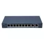Hikvision DS-3E1310HP-EI(B) valdomas tinklo jungiklis Fast Ethernet (10/100) Power over Ethernet (PoE) pilka
