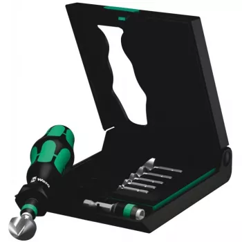 Wera įgilintuvų rinkinys 8 dalių 6,3 mm, 8,3 mm, 10,4 mm, 12,4 mm, 16,5 mm, 20,5 mm HSS 05104655001 1/4 (6,3 mm) 1 rinkinys