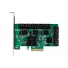 DeLOCK 16 prievadų SATA PCI Express x4 kortelė 6 Gbit/s žalia pilka