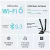 TP-LINK Archer TX10E AX900 belaidis tinklo adapteris PCIe Wi-Fi 6 Bluetooth