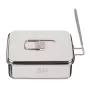 Virimo indų rinkinys stovyklavimui ESBIT CS1100ST – aliuminis ir nerūdijantis plienas, 1,1 l, 659 g, juoda/sidabrinė